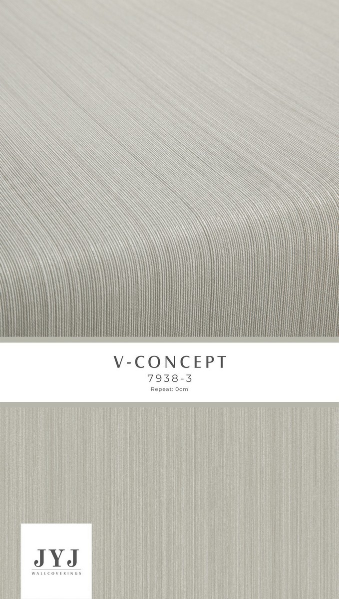 Giấy dán tường vân tăm dọc Vconcept 7938-3